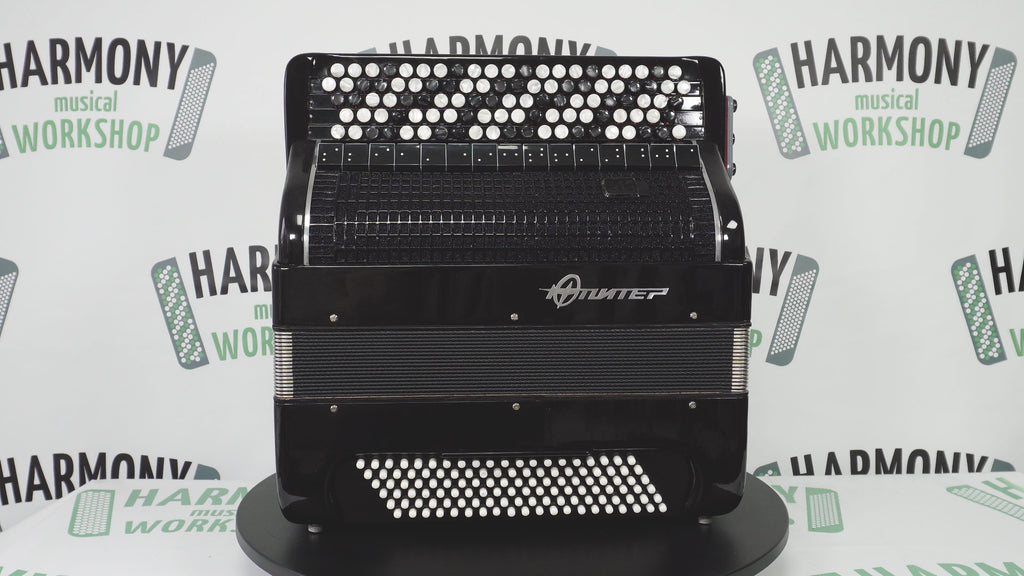 Jupiter Lux Button Accordion 120 Bass 5 Row Concert Bayan B Griff Double Cassotto Converter Free Bass and Stradella, The Best Professional Musical Instrument! 2691
