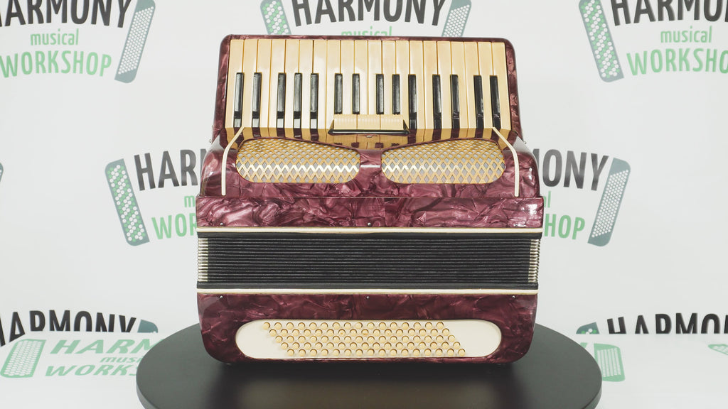 Octava Piano Accordion 80 Bass, made in Russia, New Straps, Accordian for Beginners Children for Study, 2665
