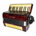 Hohner Verdi, made in Germany, Vintage Piano Accordion, 80 Bass, New Straps 1716 Quality Musical Instrument Wonderful Sound!