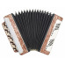 Bayan Vostok, Original Russian Button Accordion 100 Bass 2 Registers New Straps 2058, Bright and Quality sound!