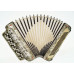 3 Row Barcarole, made in Germany, B System Button Accordion Refurbished 1723, New Straps, Very Beautiful and Bright sound.