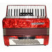Close to New! Weltmeister Stella 80 Bass German Original Piano Accordion New Straps Case 1802, Bright and Quality sound.