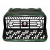 Tula 207 Perfect 5 Row Bayan Russian Button Accordion 100 bass New Straps 1930, Bright and Powerful Sound.