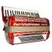 Horch Deluxe Full Size Concert Luxurious Piano Accordion made in Germany Straps Case 1987, Very Beautiful and Powerful Sound! Top Class Original Musical Instrument for Adults!