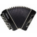 Concert Bayan Double Cassotto made in Russia Button Accordion New Straps 2038, Gorgeous and Powerful Sound! Great Chromatic Accordian!