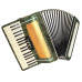 Russian Piano Accordion Volna for Beginner Children Kids 80 Bass Straps 2039, Keyboard Accordian, Beautiful sound.