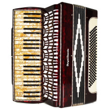 Royal Standard Lightweight Vintage German Piano Accordion 120 Bass New Straps 2044 Perfect Original Acordian Amazing Sound!