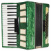 Piano Accordion Suita 80 Bass Buttons made in Russia New Straps Case 2048, Keyboard Accordian, Beautiful sound.