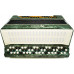Folk Vintage Bayan Kreminne, 3 Row Button Accordion made in Ukraine New Straps 2191, Bright and Rich sound.