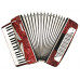 Russian Piano Accordion Ariya 80 Bass Buttons New Straps 2142, Very Beautiful Keyboard Accordian! Wonderful sound!