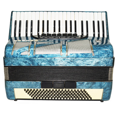 Concert Piano Accordion Voskhod made in Russia 120 Bass Buttons New Straps Case 2162, Keyboard Accordian for Adults, Rich and Bright Sound!