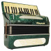 Russian Piano Accordion Yunost 96 Bass Buttons, New Straps 2163, Beautiful Keyboard Accordian! Excellent sound!