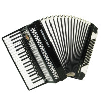 Royal Standard Silvana Accordion made in Germany 120 Bass Concert Piano Acordeon for Adults 2236 incl. New Straps, Case, Weltmeister, Beautiful Quality Sound!