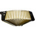 Almost Unused Hohner Maestro IV Chromatic Button Accordion made in Germany 2092, incl New Straps, Case, Amazing sound!