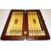16" Turtle Leather Skin Backgammon Set, Wooden Handmade Board Game, Perfect Gift