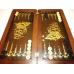 21" High Quality Frigate Ship Backgammon Set, Ukrainian Wooden Tournament Board