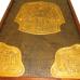 21" Golden Dynasty Luxury Backgammon Set, Leather & Wood, Tournament Board, 717, High Class Backgammon. 