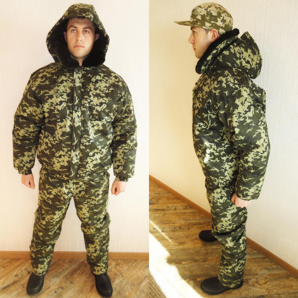 Winter Russian Ukrainian Military Digital Camo Uniform Set BDU Suit XXL ...