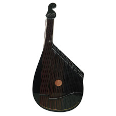 New Traditional Folk Ukrainian Bandura Chromatic String Musical Instrument Very Beautiful and Magnificent Sound! Black